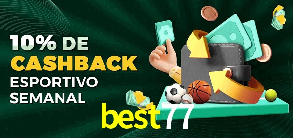 10% de bônus de cashback na best77